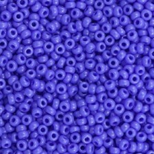 Miyuki rocailles Perlen 11/0 - Opaque blue 11-417